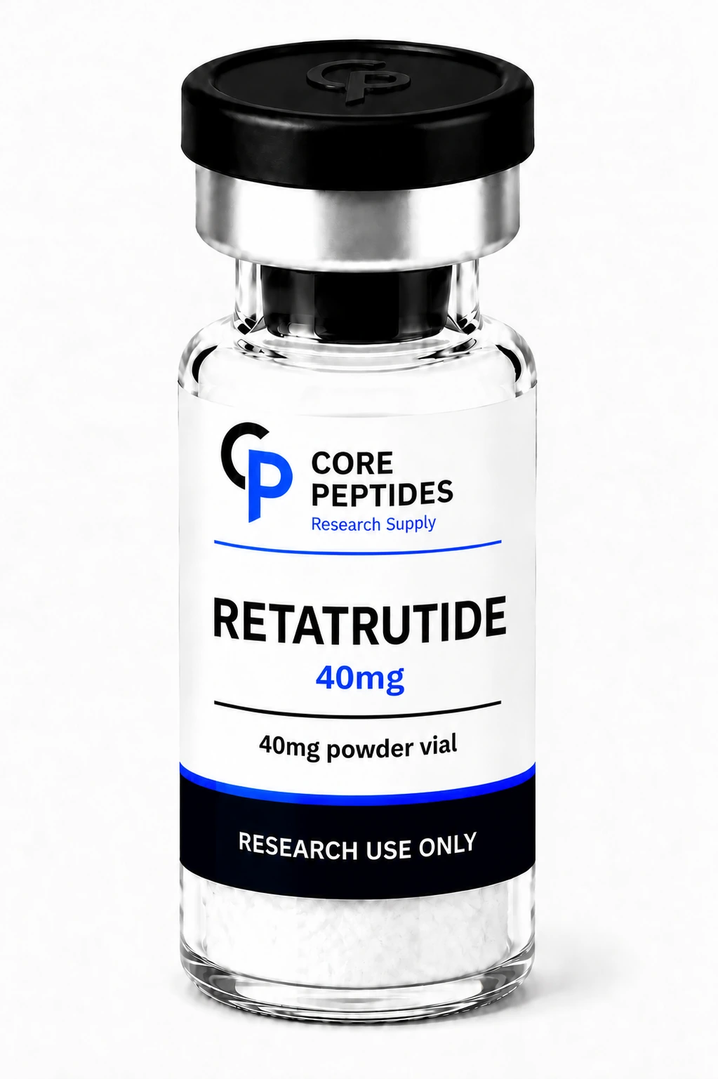 Core Peptides Retatrutide 40mg powder vial