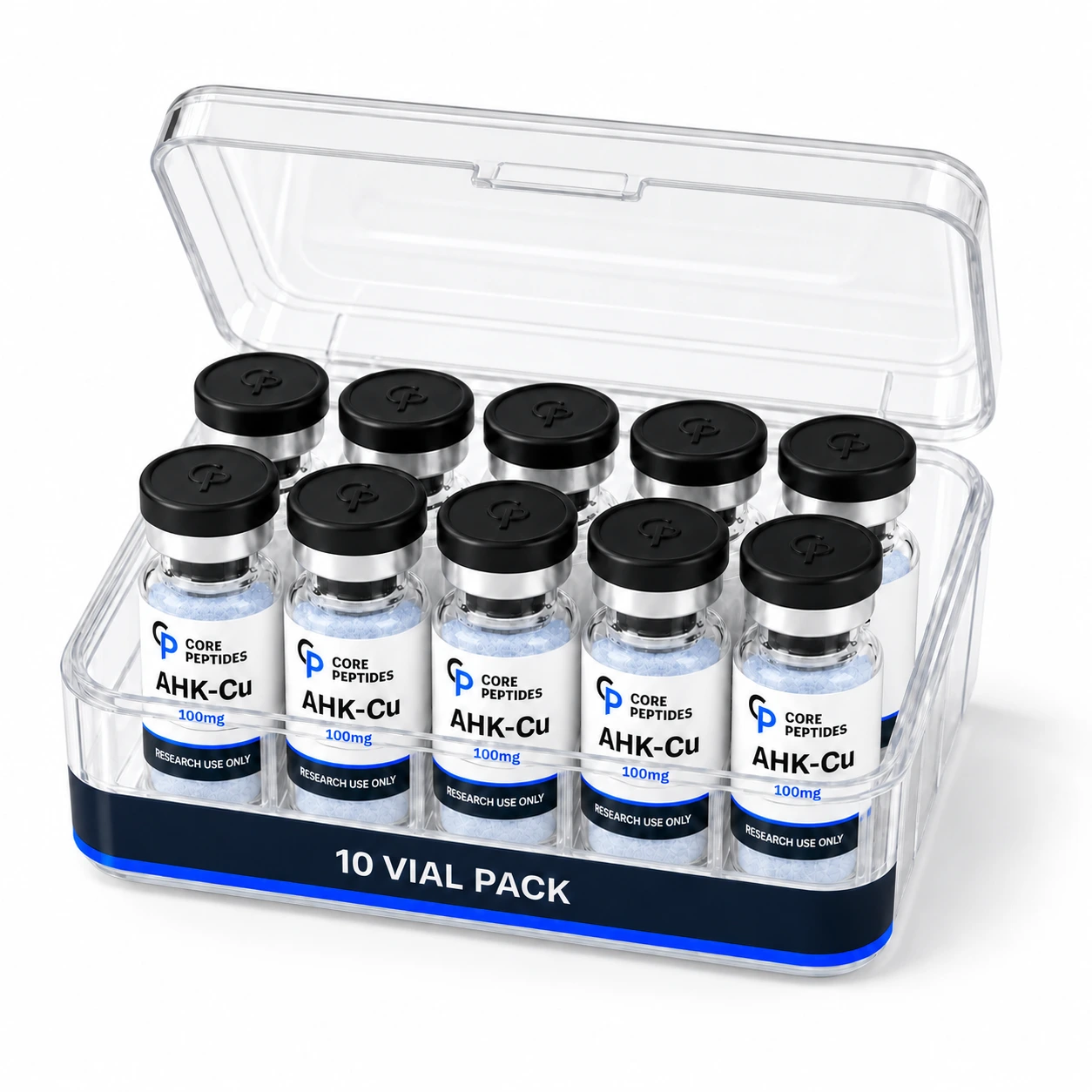 Open Core Peptides AHK-Cu 100mg ten-vial case
