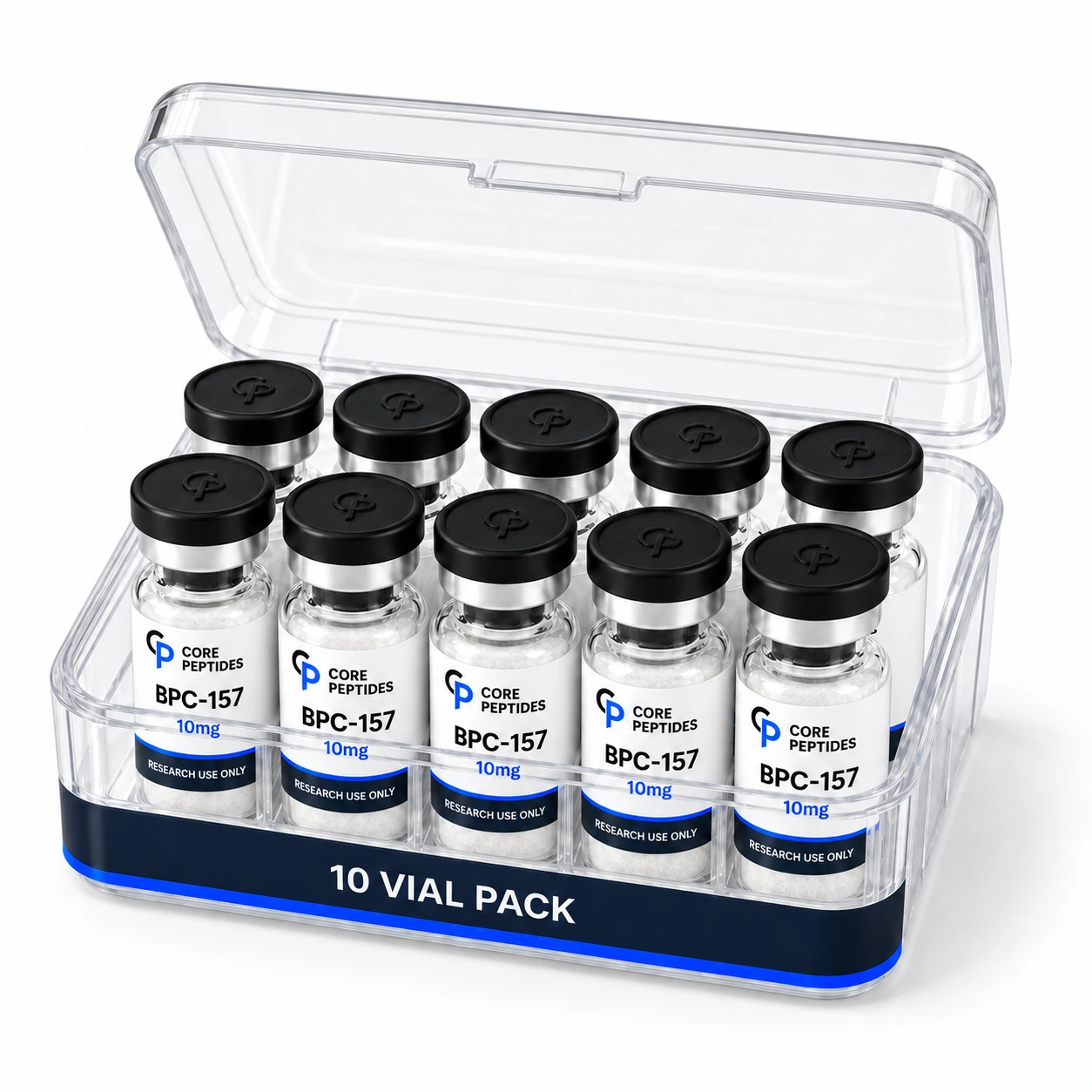 Open Core Peptides BPC-157 10mg ten-vial case