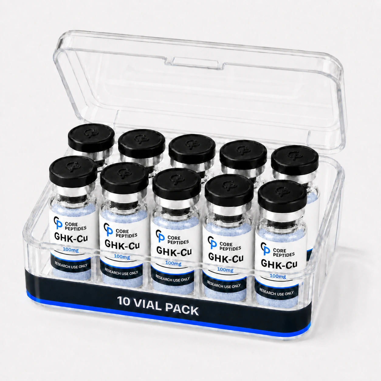 Open Core Peptides GHK-Cu 100mg ten-vial case