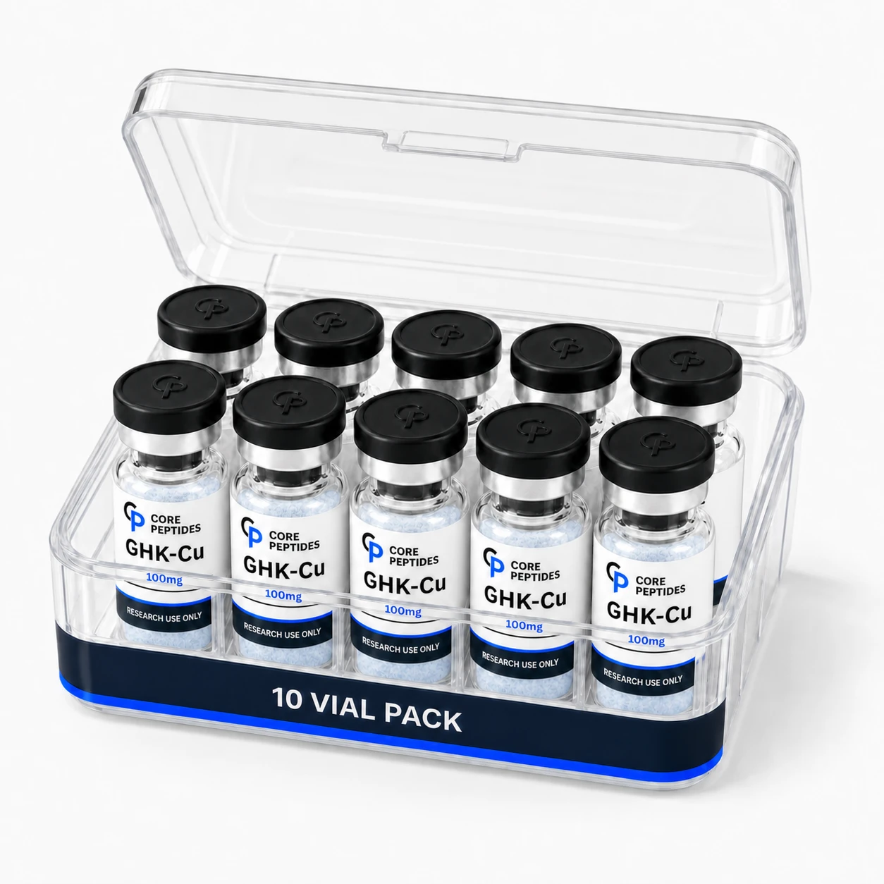 Open Core Peptides GHK-Cu 100mg ten-vial case