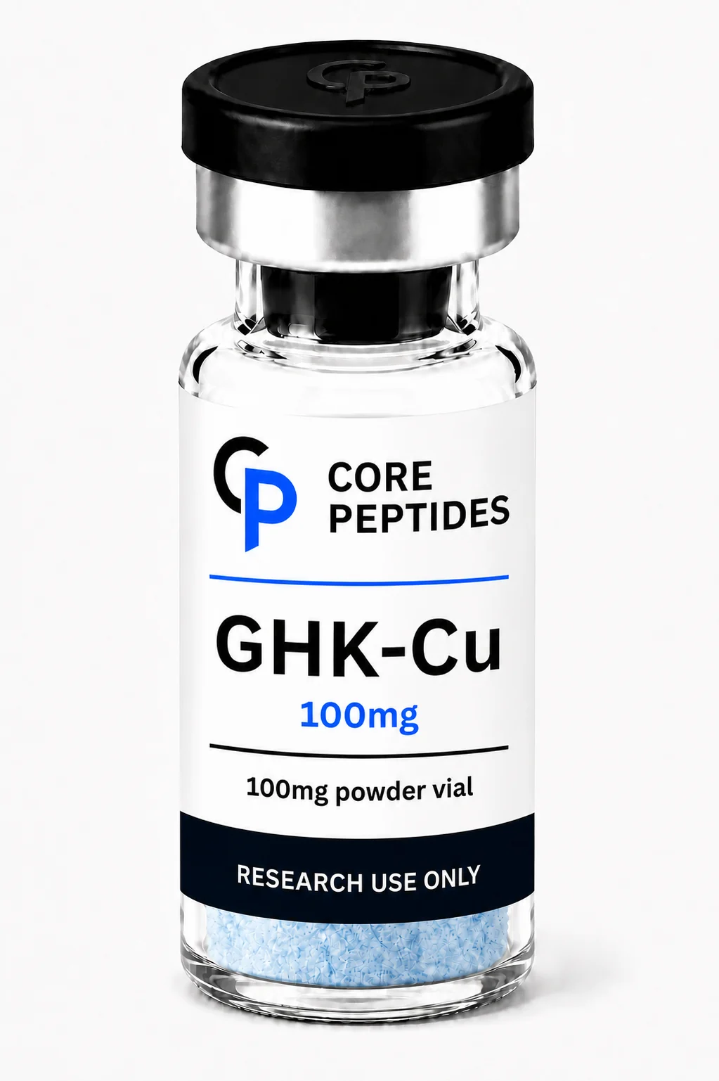 Core Peptides GHK-Cu 100mg powder vial