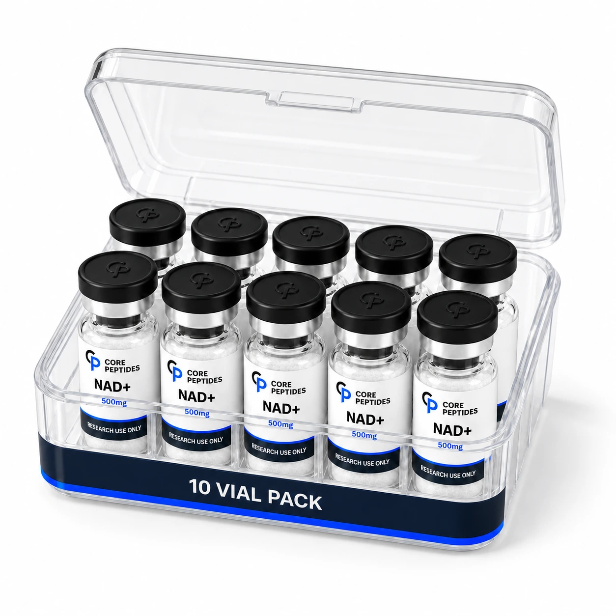 Open Core Peptides NAD+ 500mg ten-vial case