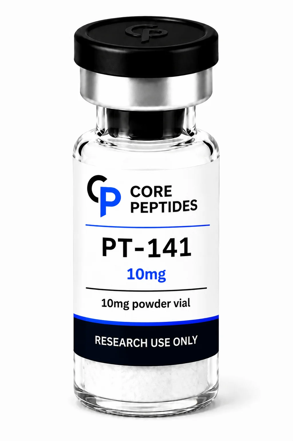 Core Peptides PT-141 10mg powder vial